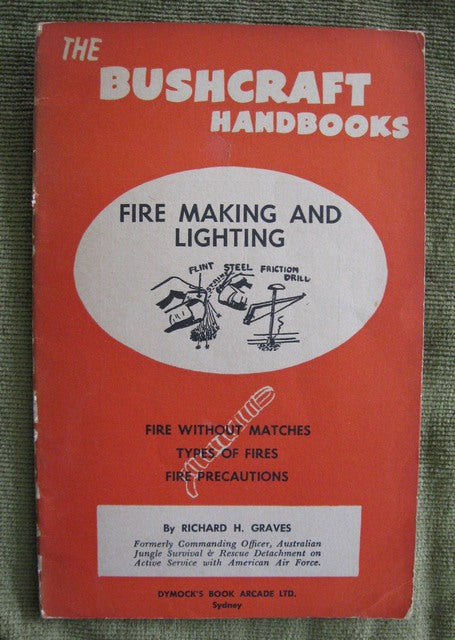 Fire Making and Lighting Australian Boy Scouting book