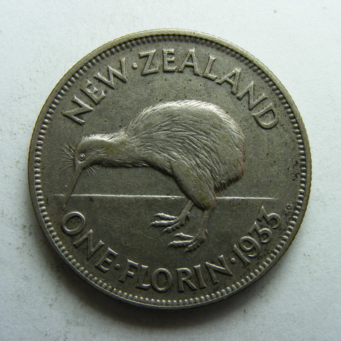 New Zealand 1936 Florin King George V Coin
