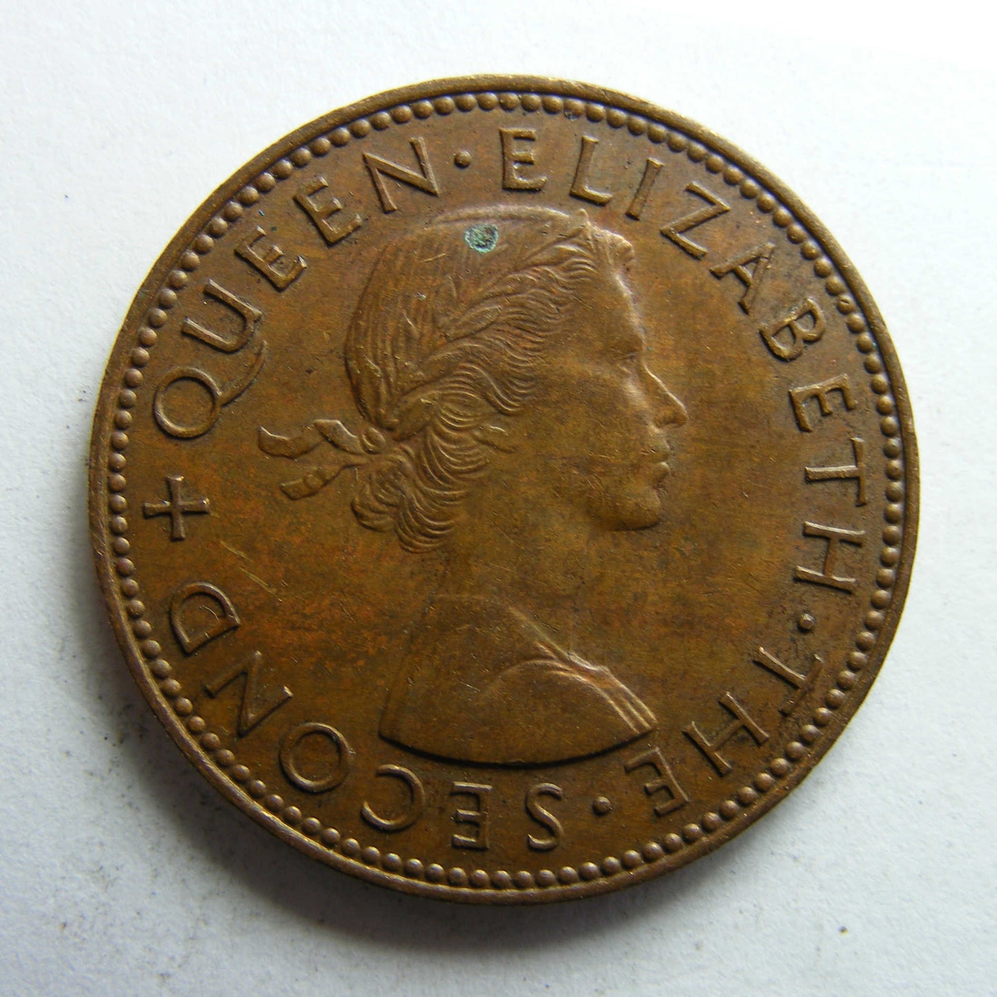 New Zealand 1964 Half Penny Queen Elizabeth II Coin