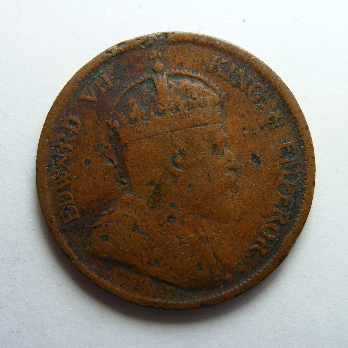 Straits Settlements 1904 One Cent King George V Coin