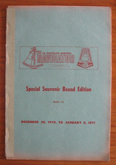 The 9th Australian Jamboree Navigator Boy Scouting book
