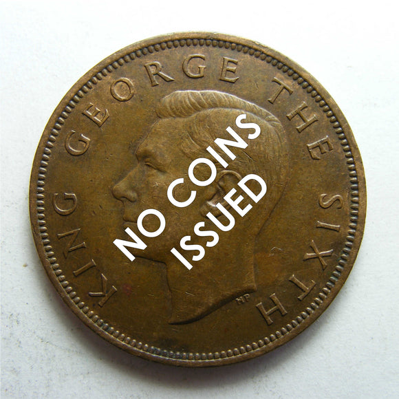 New Zealand 1936 Penny King George V Coin