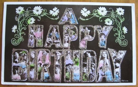 Postcard birthday greeting printed by J Beagles & Co Ltd London