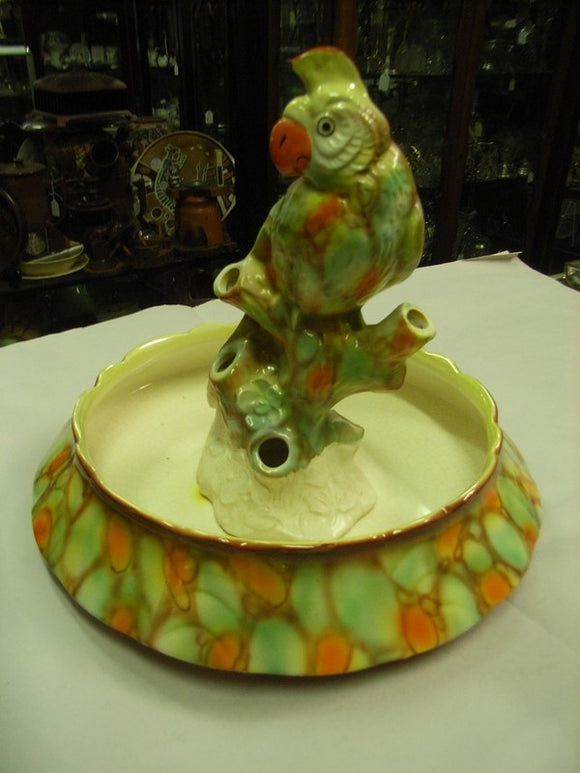 Falconware by Thomas Lawrence Parrot Float Bowl in the Grecian design SOLD ANOTHER WANTED