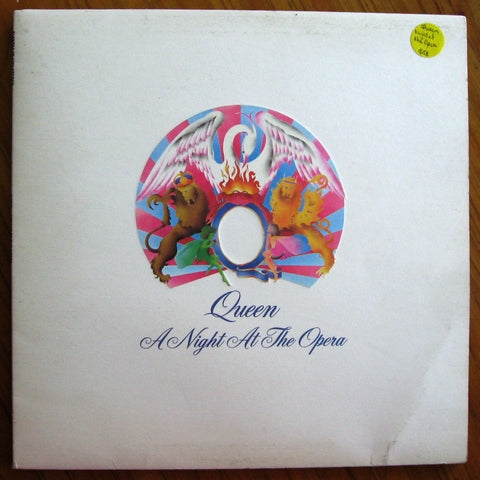 Queen - Night at The Opera  vinyl LP 33rpm record Elektra label 7E 1053