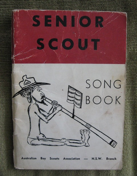 Senior Scout Song Book Boy Scouting book