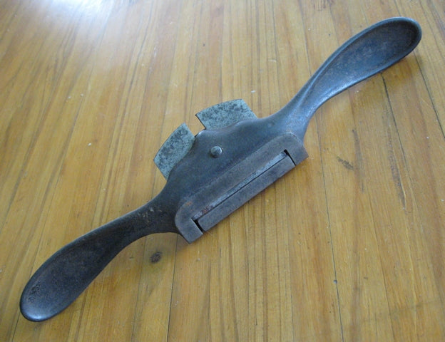 Stanley ?? flat bottom spokeshave with adjustable throat c1900 (no identificationmarkings)